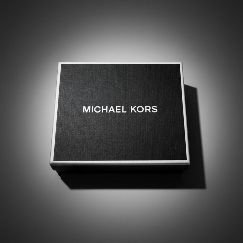 Michael Kors Men's Black Jet Leather Bifold Wallet Card Case NWT One Size 98 - Picture 8 of 9